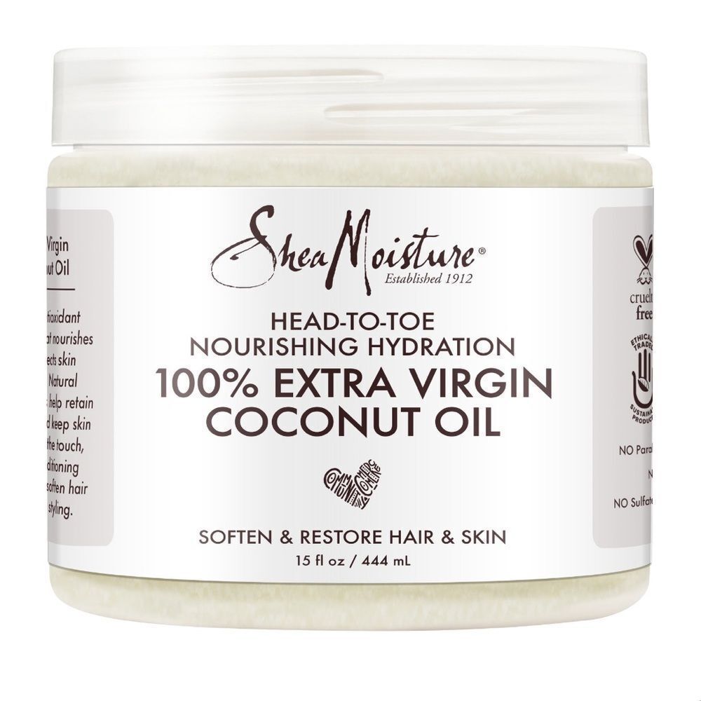 Shea Moisture hundred percent extra-virgin coconut oil for hair and skin